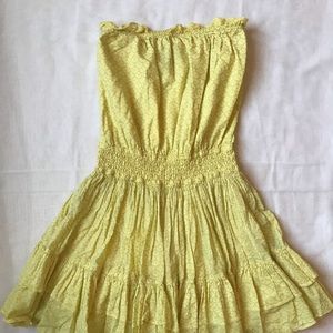 Strapless babydoll dress